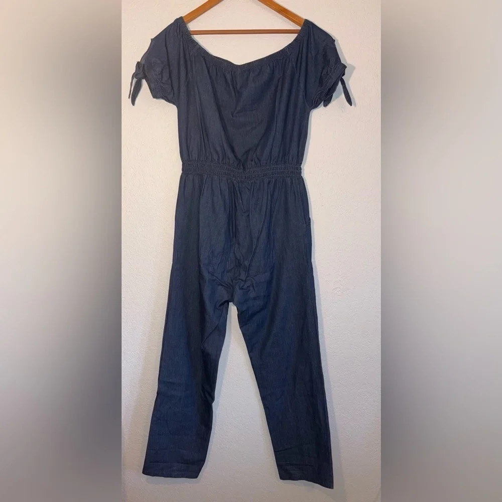 derek ♥️ heart jean jumpsuit size L